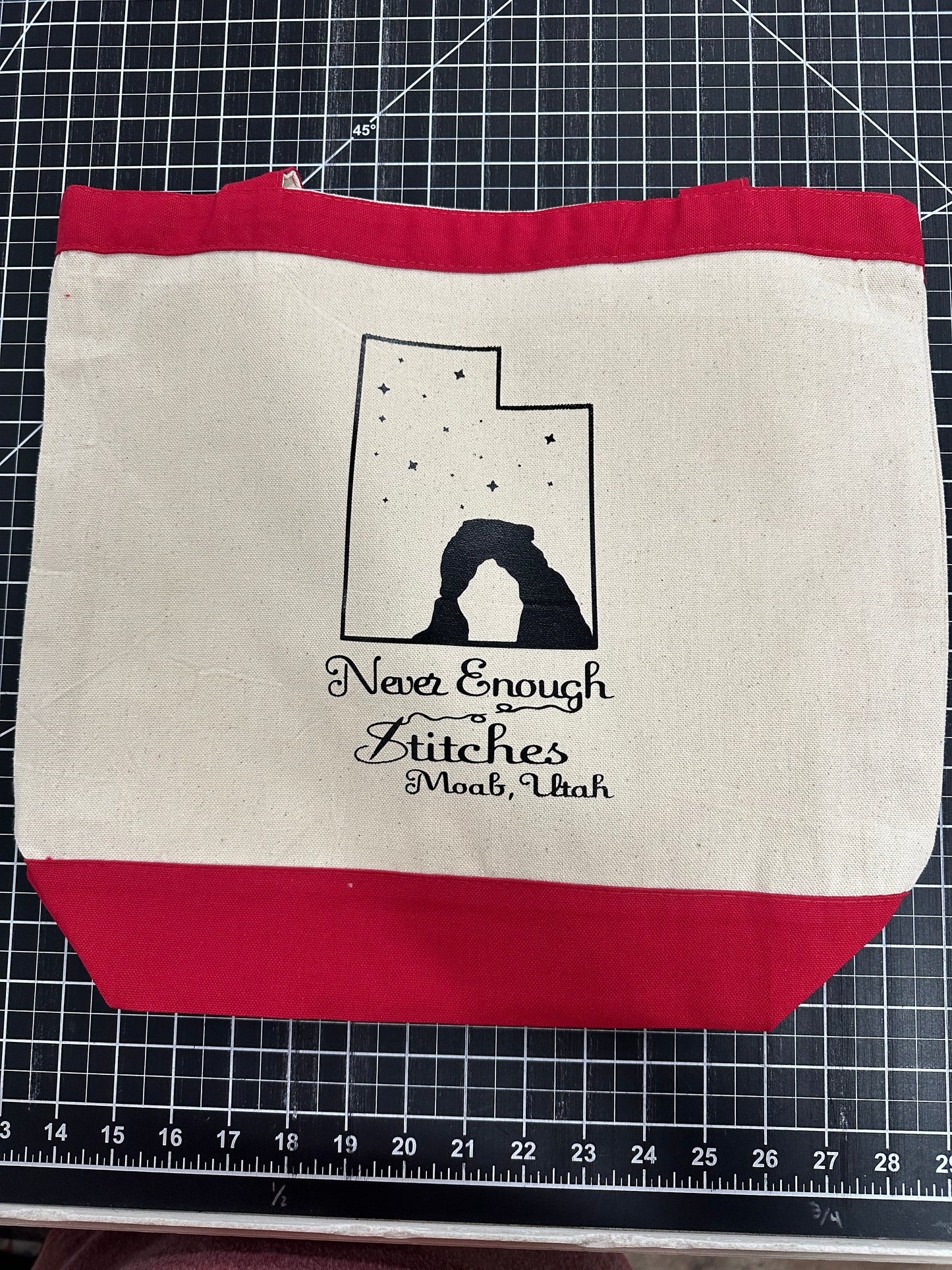 Cotton Tote Utah Arch