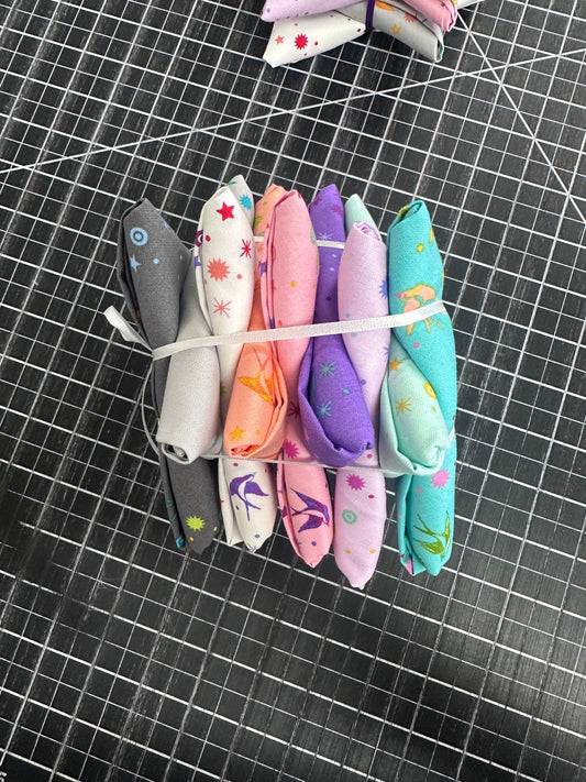 FQ - 9 - Fairy Dust Tula Pink - Fat Quarter Bundle