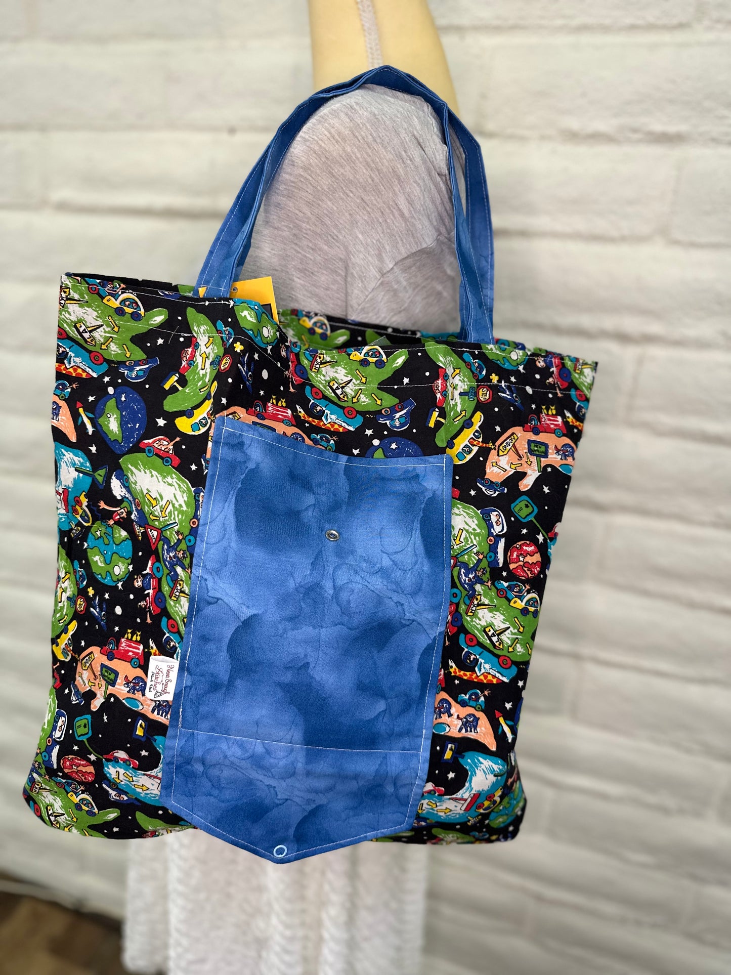 Folded Reusable Bag RSB601