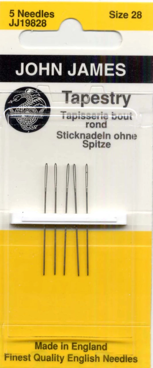 John James Tapestry Needles Size 28 5ct