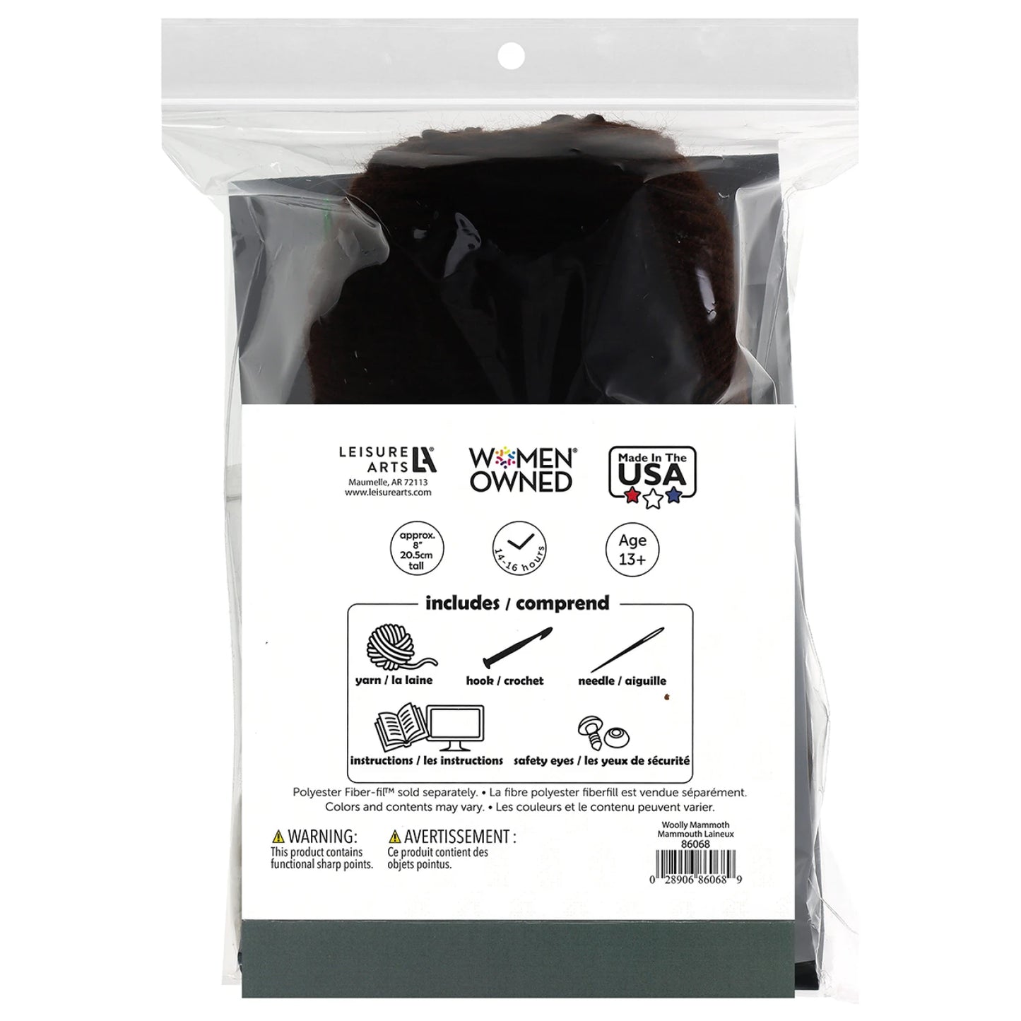 Amigurumi Kit Amigurumi Wolly Mammoth -Leisure Arts