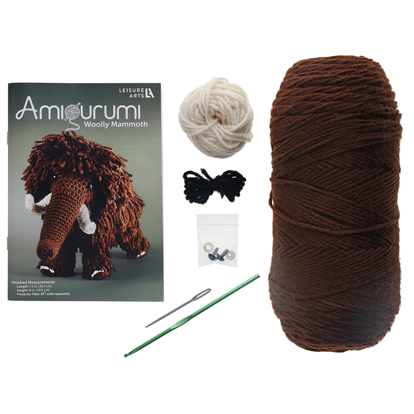 Amigurumi Kit Amigurumi Wolly Mammoth -Leisure Arts