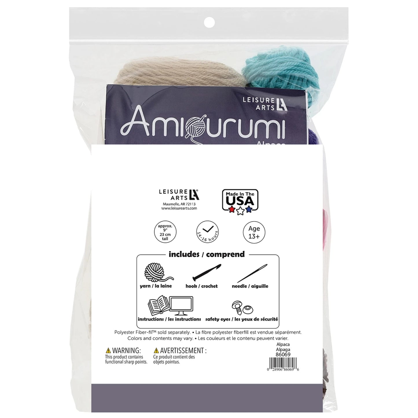 Amigurumi Kit Alpaca -Leisure Arts