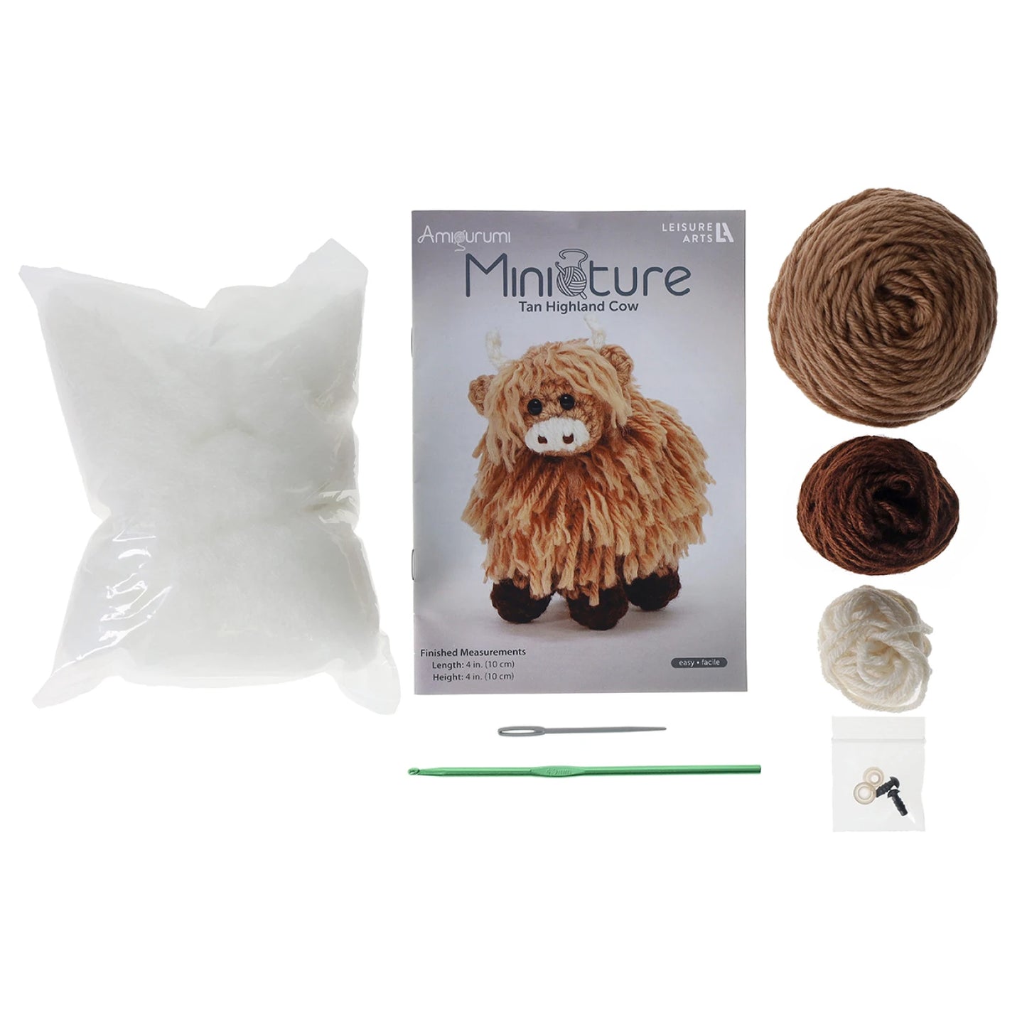 Amigurumi Kit Highland Cow - Leisure Arts