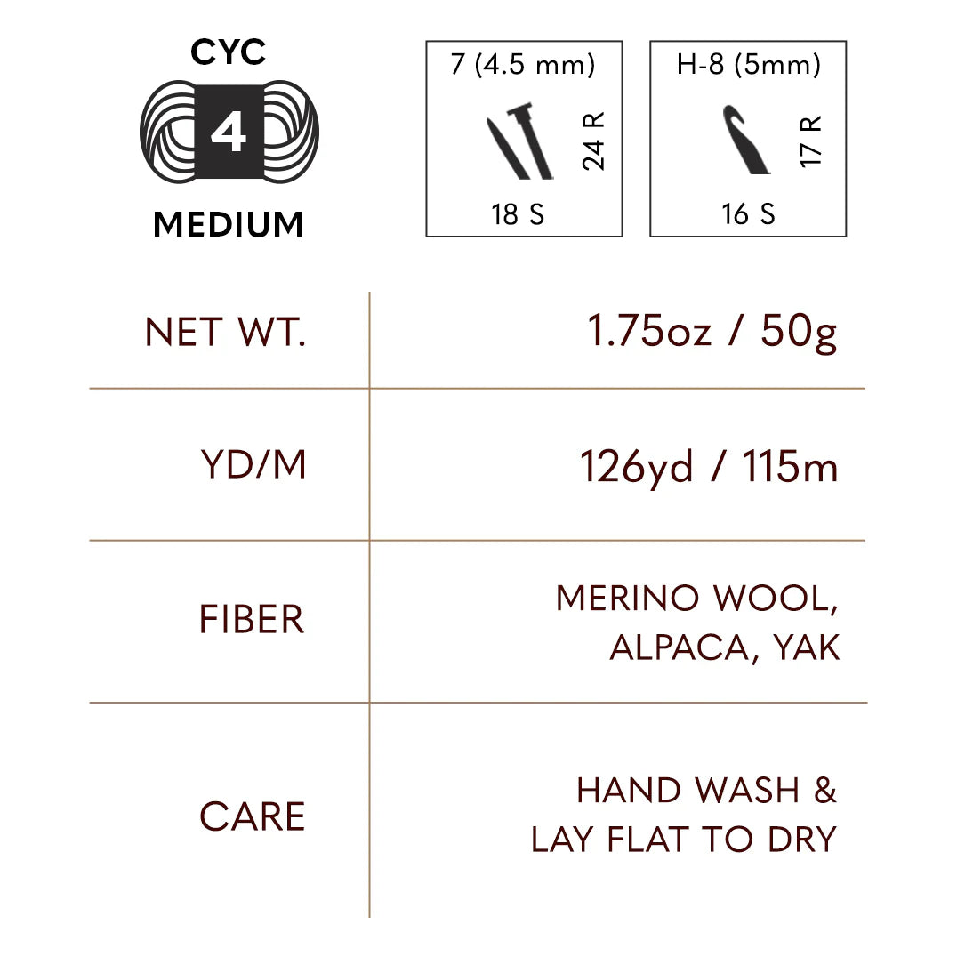 LB Collection® Merino Yak Alpaca® Yarn Oatmeal