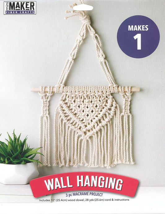 Leisure Arts Kit Macrame Wall Hanging