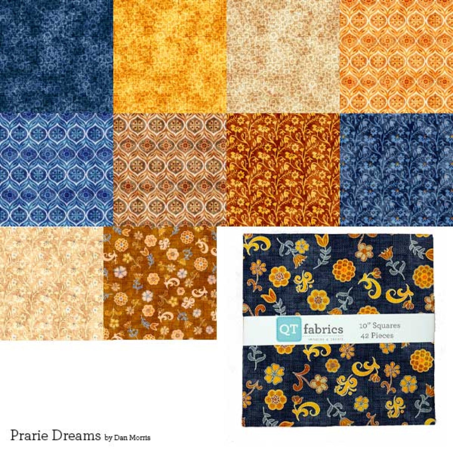 Prairie Dreams 10" squares