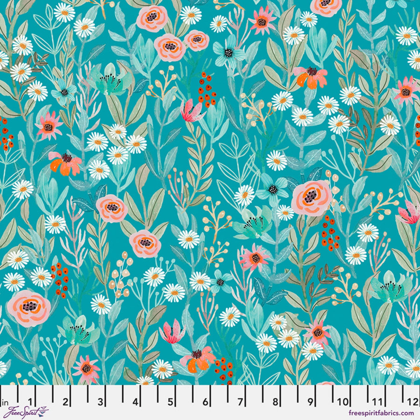 Floral Fiesta - Son Vida Vibrant - Jade