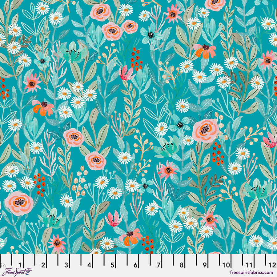 Floral Fiesta - Son Vida Vibrant - Jade