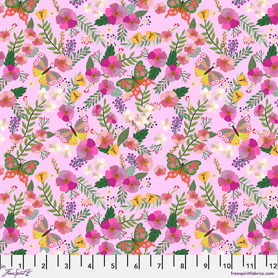 Floral Fiesta - Radiant Blossoms - Pink