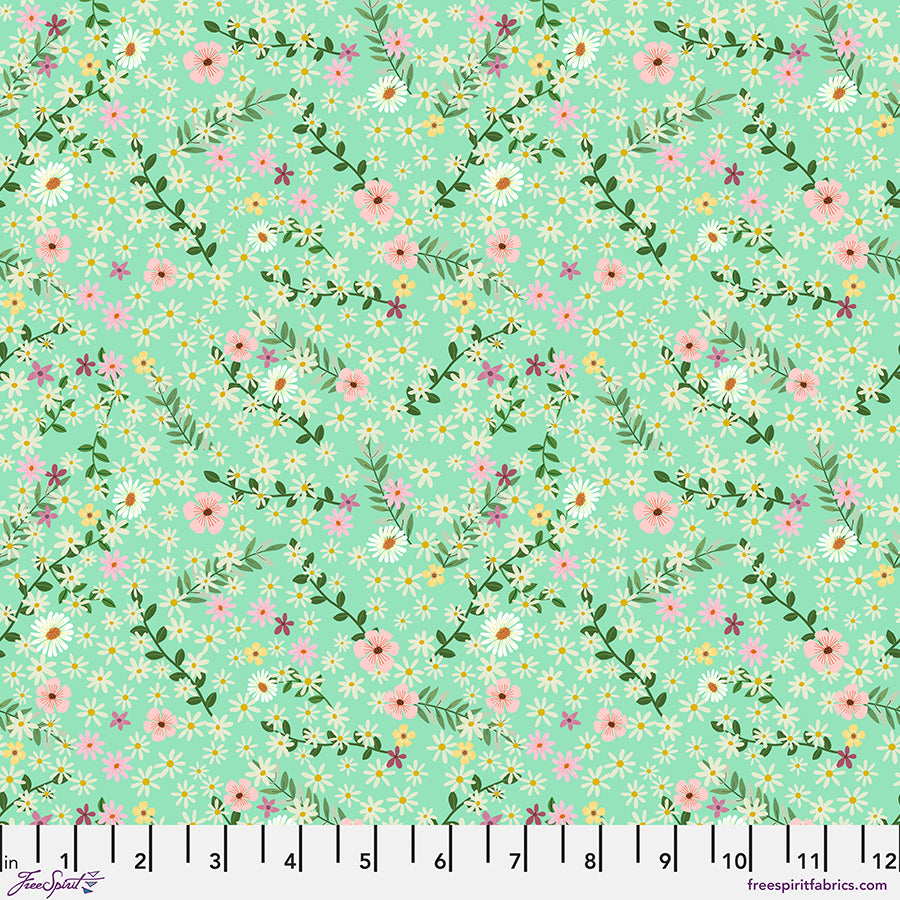 Floral Fiesta - Happy Petals - Mint