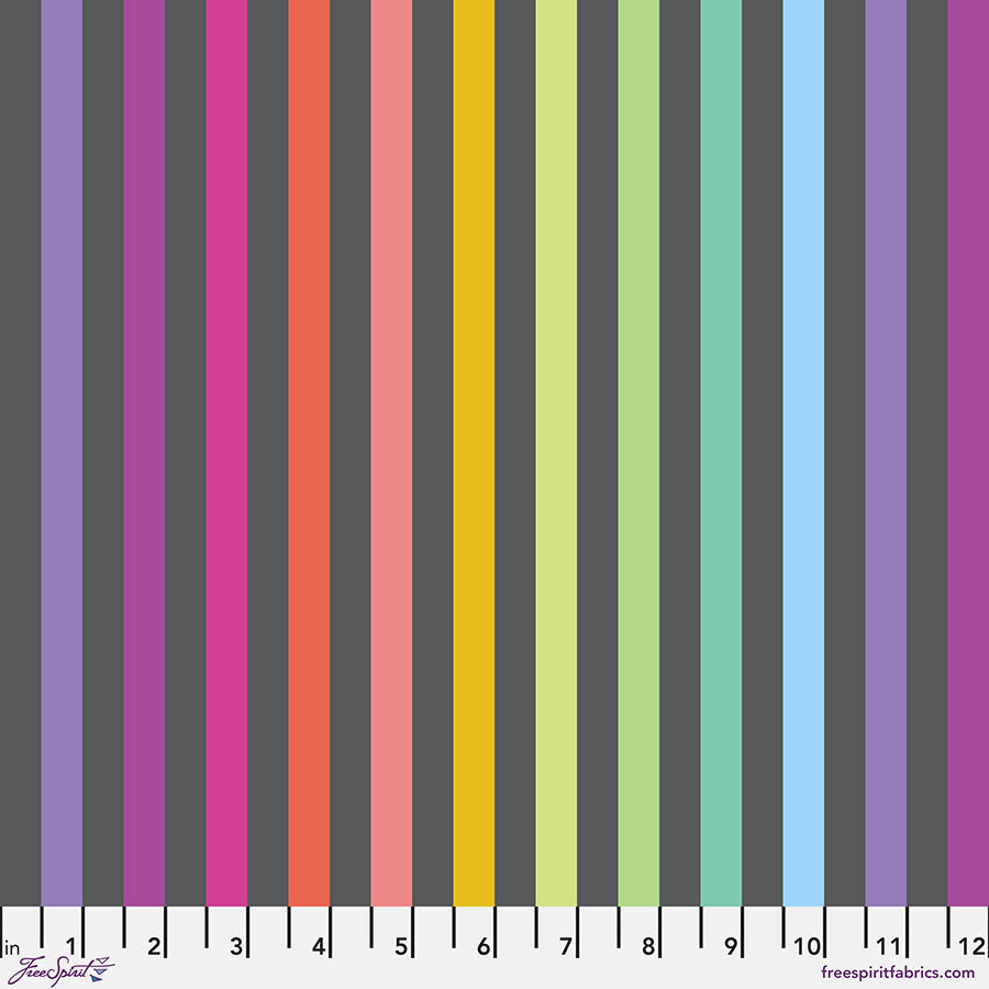 True Colors Graywork - Disco Stripe - Carbon