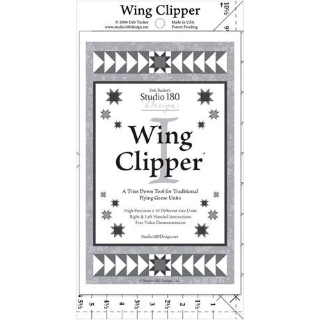 Wing Clipper DT07 Ruler 5.5" x 10.5"