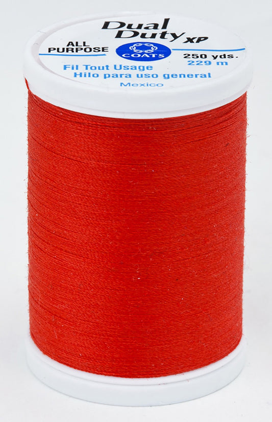 2470 Devil Red Dual Duty XP Polyester Thread 250yds
