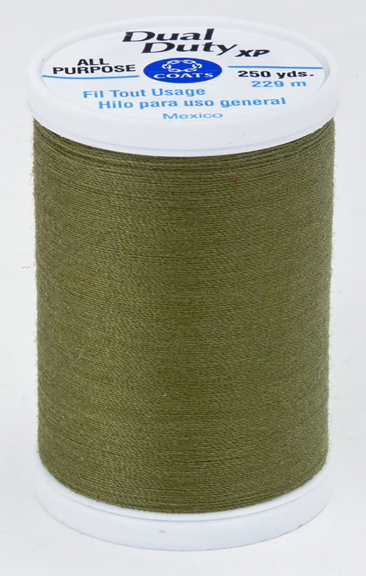 6340 Olive Dual Duty XP Polyester Thread 250yds