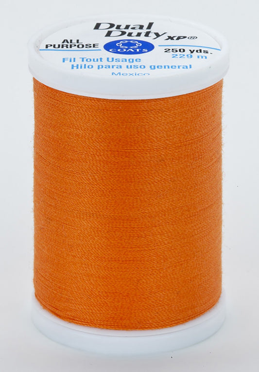 7630 Tangerine Dual Duty XP Polyester Thread 250yds