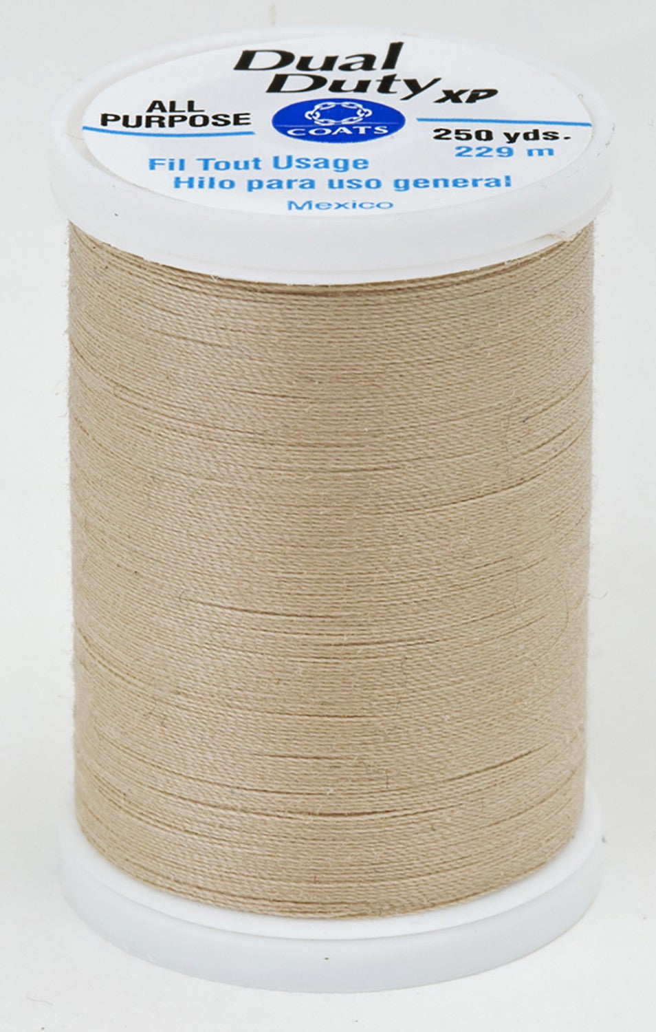 8050 Buff Dual Duty XP Polyester Thread 250yds