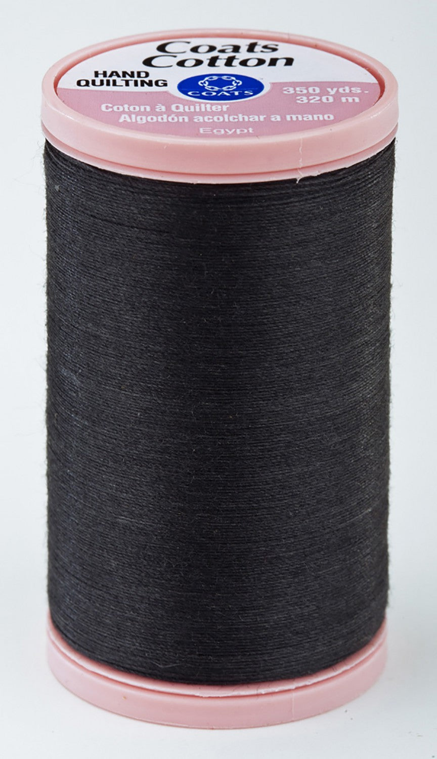 900 Black Coats Cotton Hand Quilting Thread 350 yds