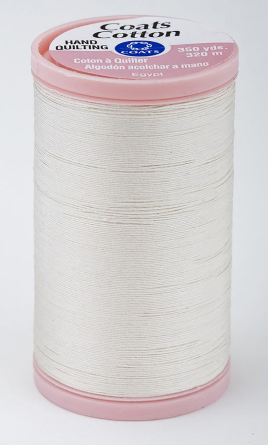 8010 Natural Coats Cotton Hand Quilting Thread 350 yds