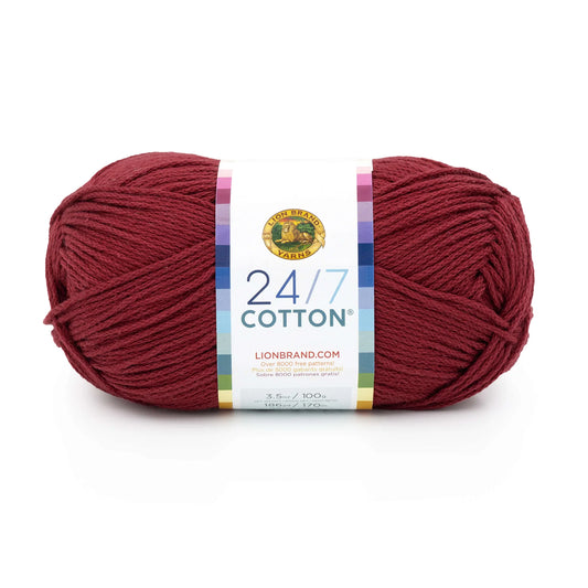 24/7 Cotton® Yarn - Burgundy