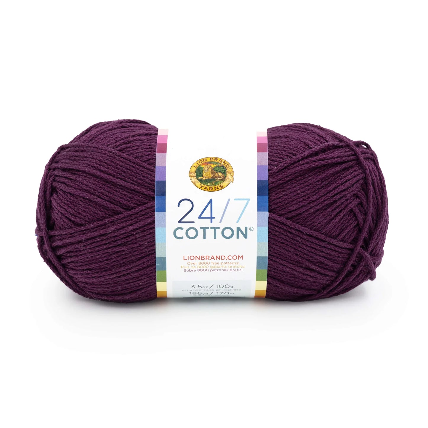 24/7 Cotton® Yarn - Eggplant