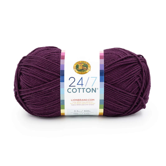 24/7 Cotton® Yarn - Eggplant