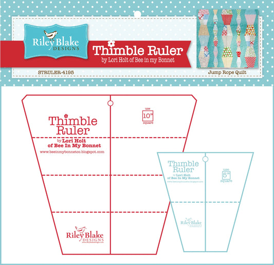 Lori Holt Thimble Rulers With 10in and 5in Sizes