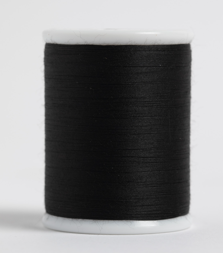 411 So Fine Polyester Thread 3-ply 50wt 550yds Black