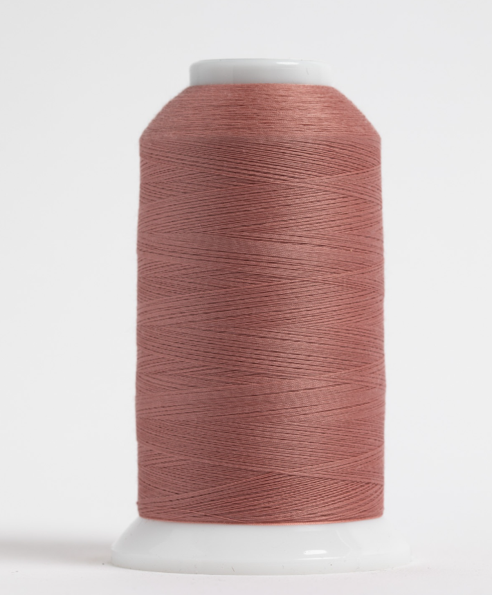 417 So Fine Polyester Thread 3-ply 50wt 3280yds Antique Rose