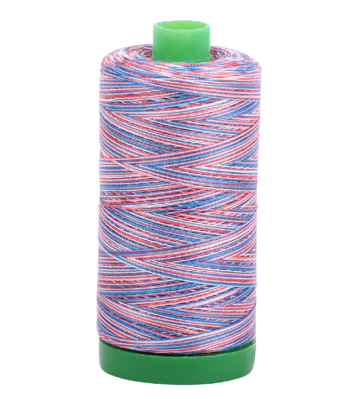 A1140-3852 Mako Cotton Embroidery Thread 40wt 1094yds Variegated  Mutli