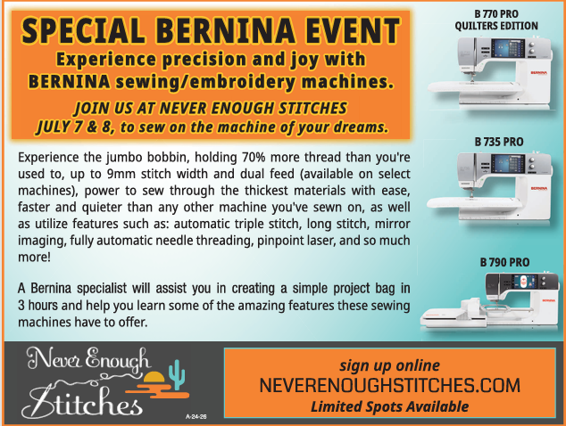 Bernina Specialist Event