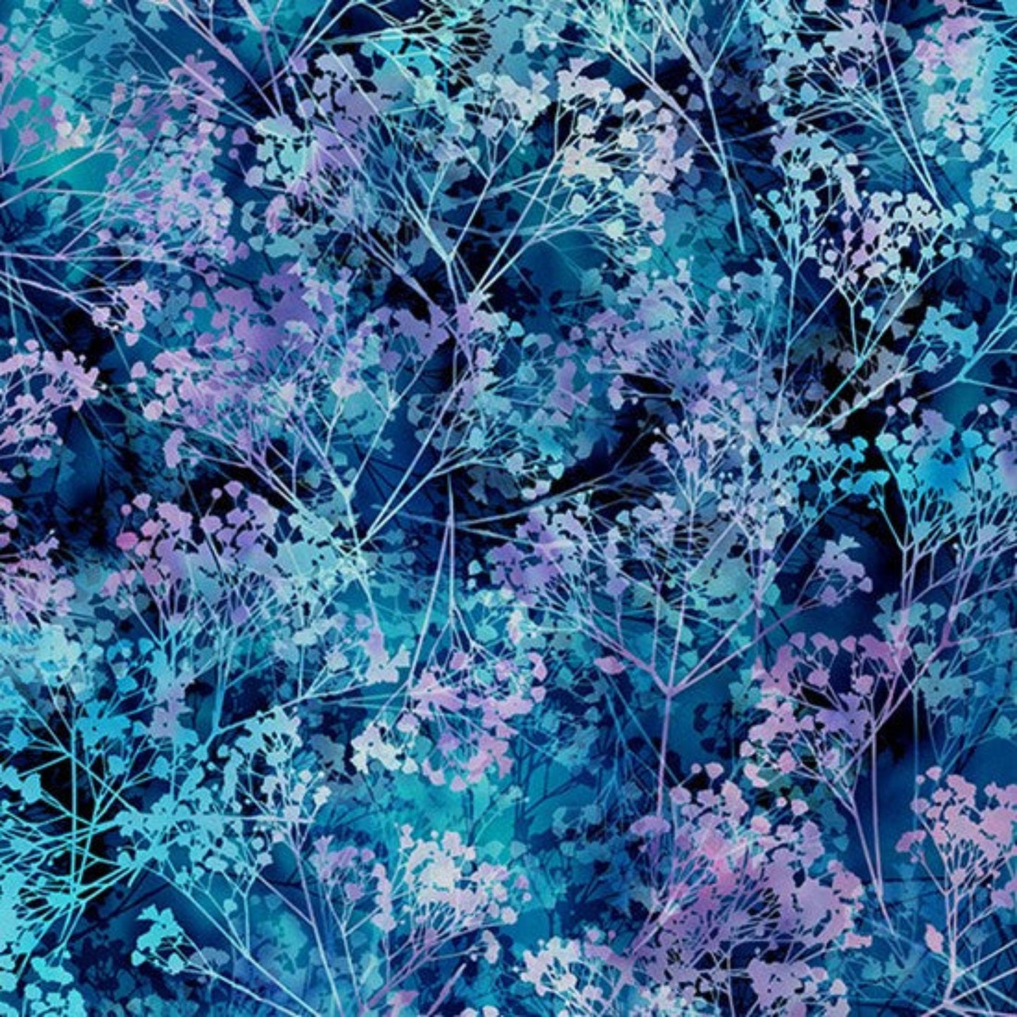 3-Yard-Curated-Bundle Blue & purple cats