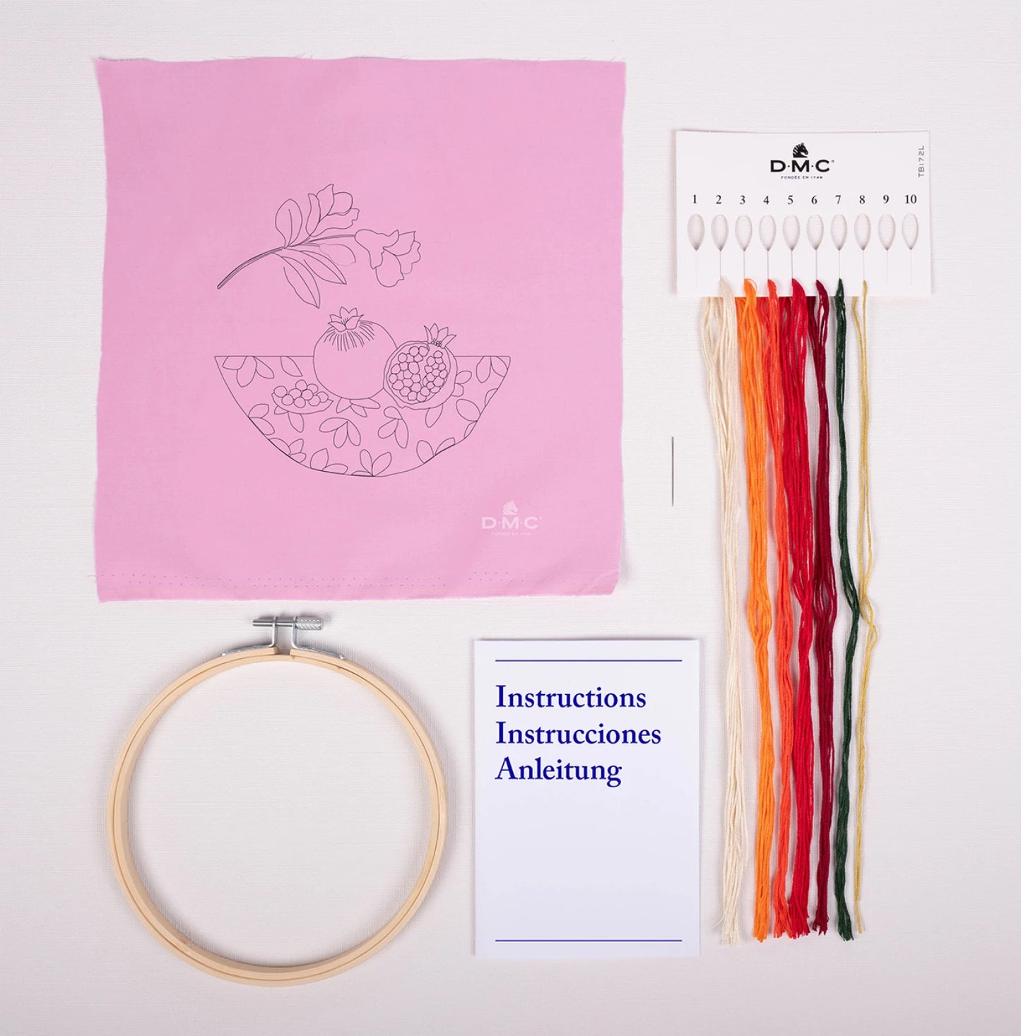DMC Value It Pomegranate Embroidery
