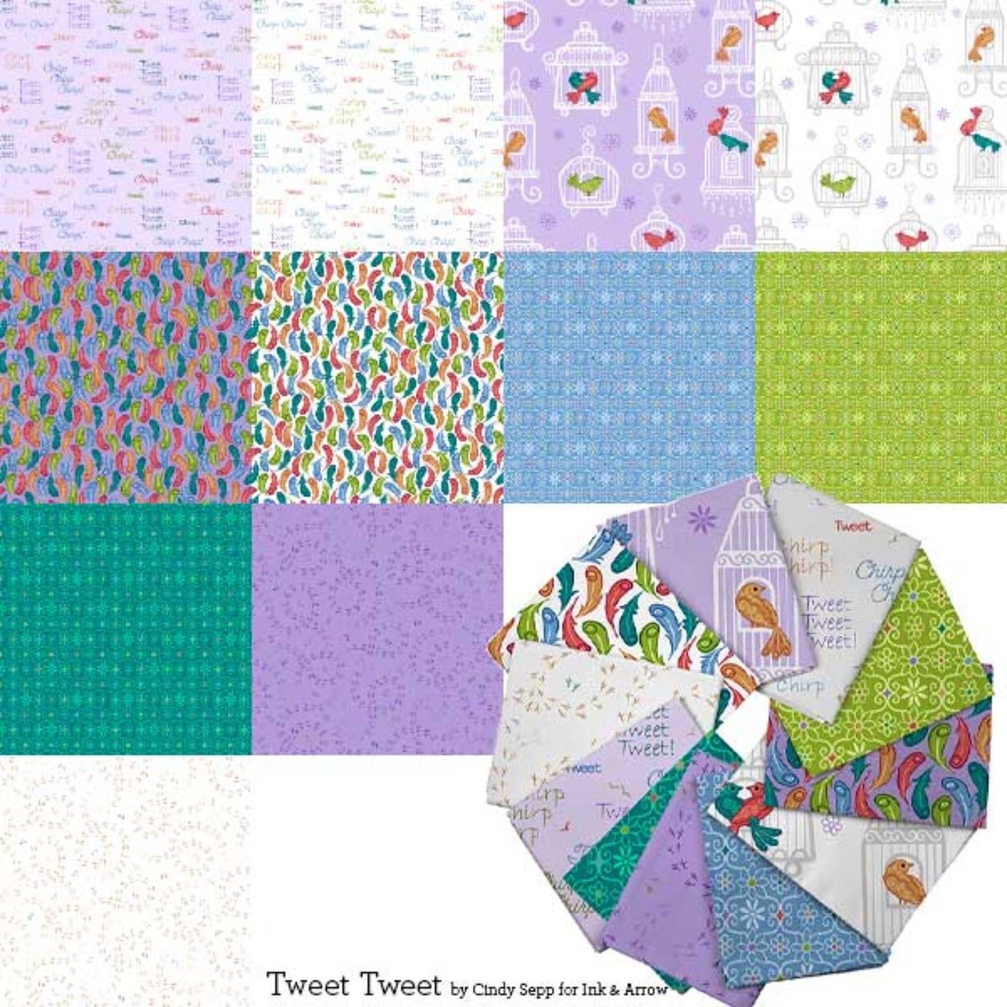 Tweet! Tweet! 11- Fat Quarter Bundle