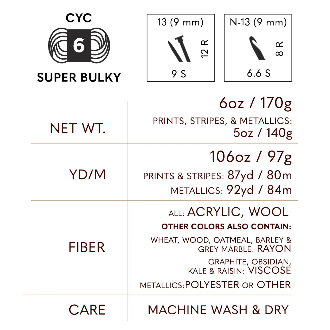 Wool-Ease® Thick & Quick® Yarn - Toasted Almond