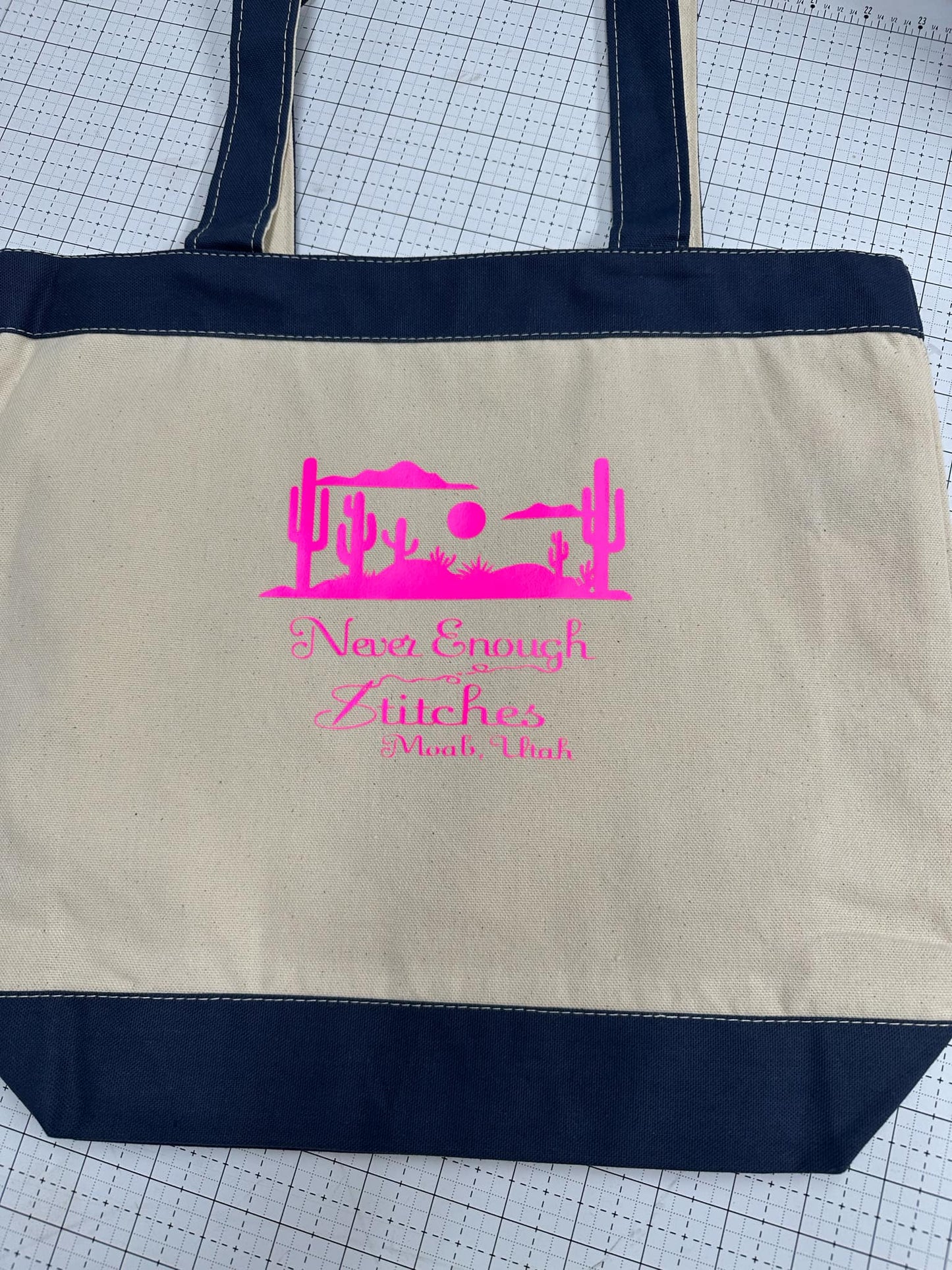 Cotton Tote-Navy 141