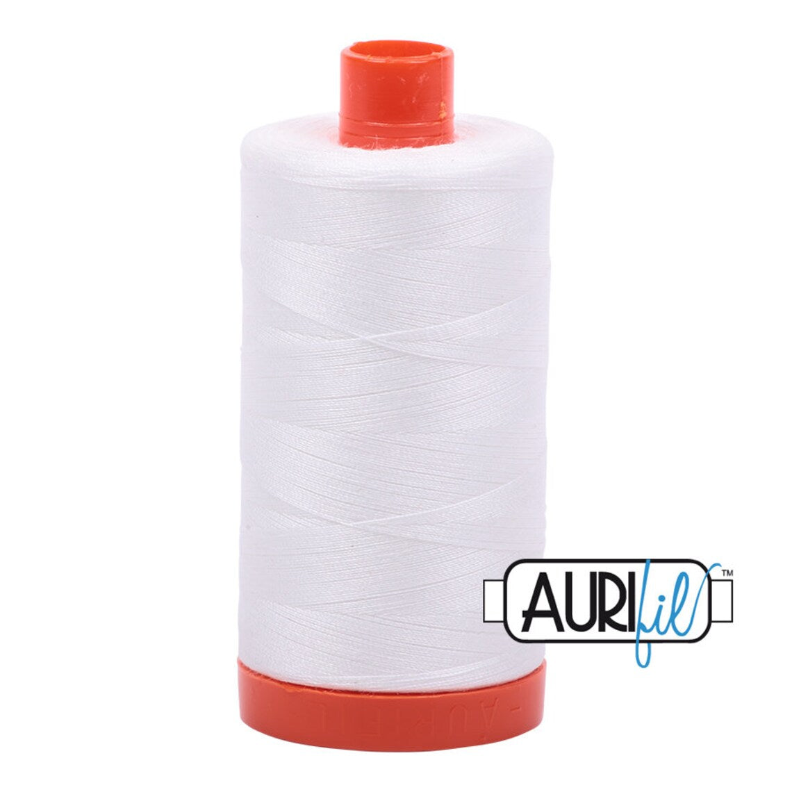 2021 Mako Cotton Thread Solid 50wt 1422yds Natural White