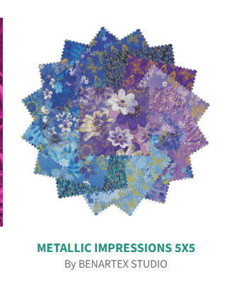 Metallic Impressions 5x5