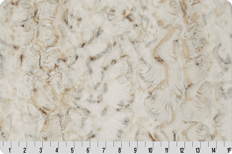 Minky Luxe Cuddle® Snowy Owl Natural