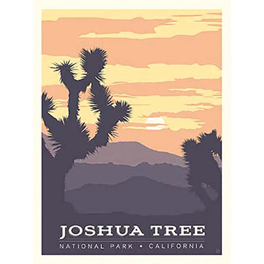 National Parks Poster Panel Joshua Tree